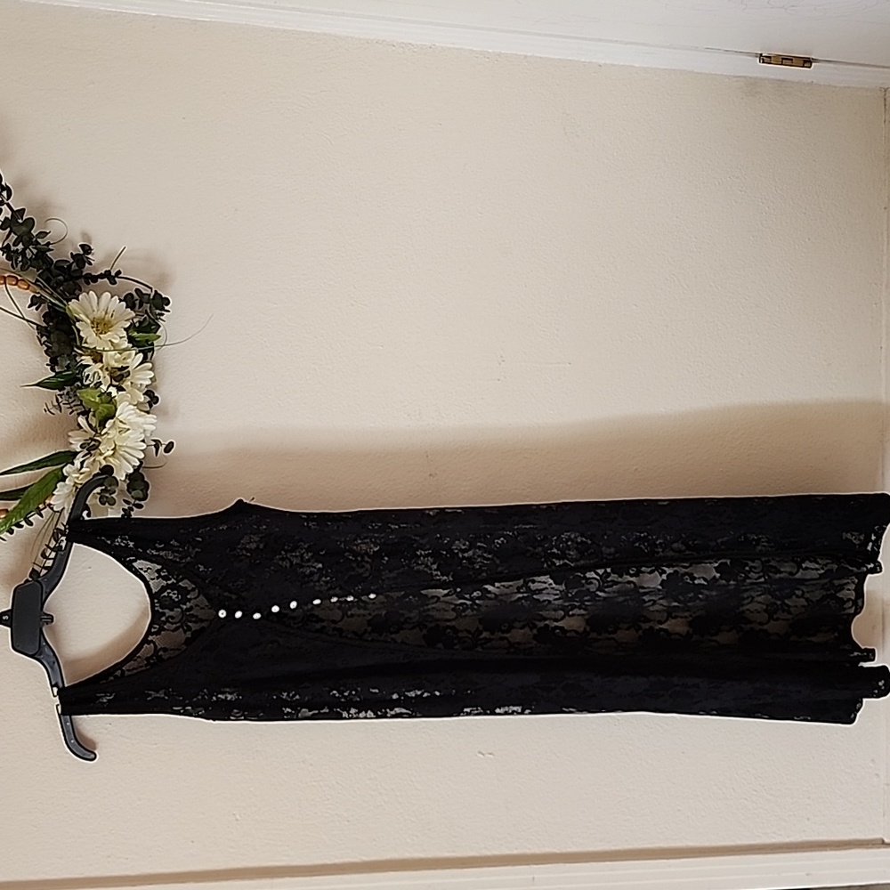 Women flower lace sleeveless dress